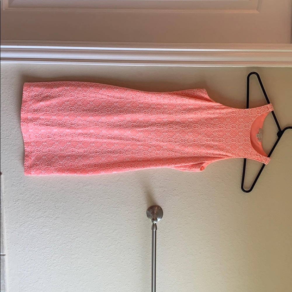 Hot pink bodycon dress